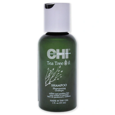 Shop Chi Tea Tree Oil For Unisex 2 oz Shampoo In Silver