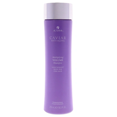 Shop Alterna Caviar Anti-aging Multiplying Volume Shampoo For Unisex 8.5 oz Shampoo In Blue