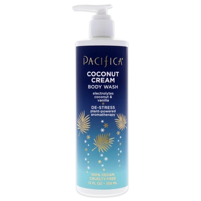 Shop Pacifica Coconut Cream Body Wash For Unisex 12 oz Body Wash In Blue
