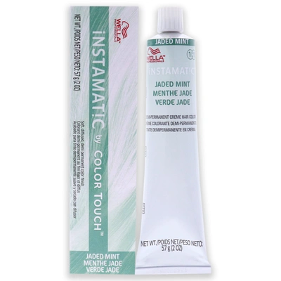 Shop Wella Instamatic By Color Touch Demi-permanent Hair Color - Jaded Mint For Unisex 2 oz Hair Color In White