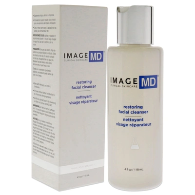 Shop Image Md Restoring Facial Cleanser For Unisex 4 oz Cleanser In Silver