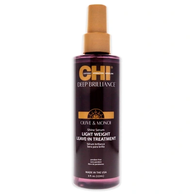 Shop Chi Deep Brilliance Lightweight Leave-in Treatment For Unisex 6 oz Treatment In Gold