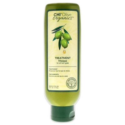 Shop Chi Olive Organics Treatment Masque For Unisex 6 oz Masque In Green