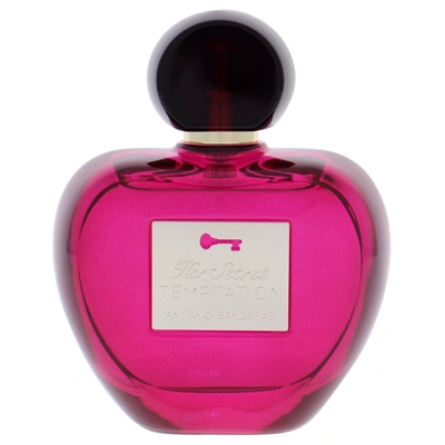 Shop Antonio Banderas Her Secret Temptation For Women 2.7 oz Edt Spray In Pink