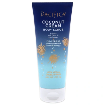 Shop Pacifica Coconut Cream Body Scrub For Unisex 6 oz Scrub In Blue