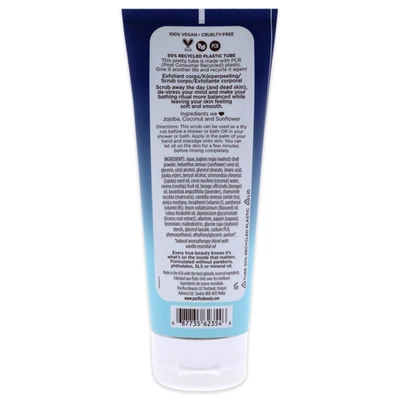 Shop Pacifica Coconut Cream Body Scrub For Unisex 6 oz Scrub In Blue