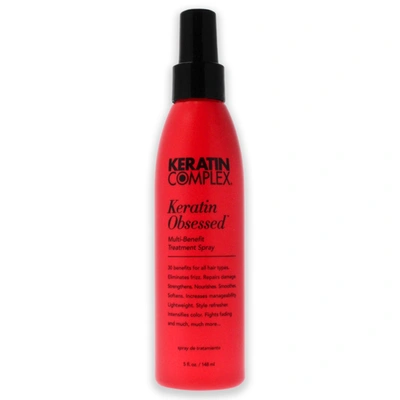 Shop Keratin Complex Keratin Obsessed Multi-benefit Treatment Spray For Unisex 5 oz Treatment In Red