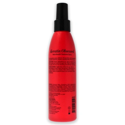 Shop Keratin Complex Keratin Obsessed Multi-benefit Treatment Spray For Unisex 5 oz Treatment In Red
