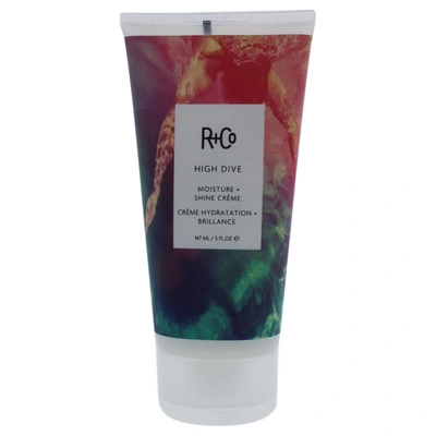 Shop R + Co High Dive Moisture Plus Shine Creme For Unisex 5 oz Cream In Black