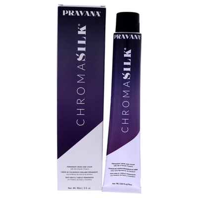 Shop Pravana Chromasilk Creme Hair Color - 6.45 Dark Copper Mahogany Blonde For Unisex 3 oz Hair Color In Black