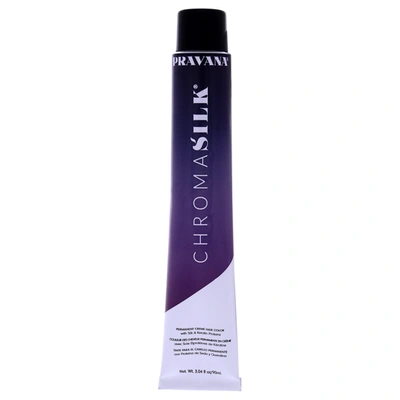 Shop Pravana Chromasilk Creme Hair Color - 6.45 Dark Copper Mahogany Blonde For Unisex 3 oz Hair Color In Black