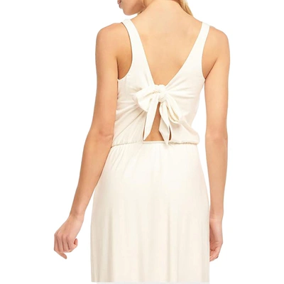 Shop Tart Cassandra Womens Tie Back Sleeveless Maxi Dress In Beige