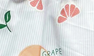 Shop Joe-ella Kids' Grapefruit Tie Waist Dress In White