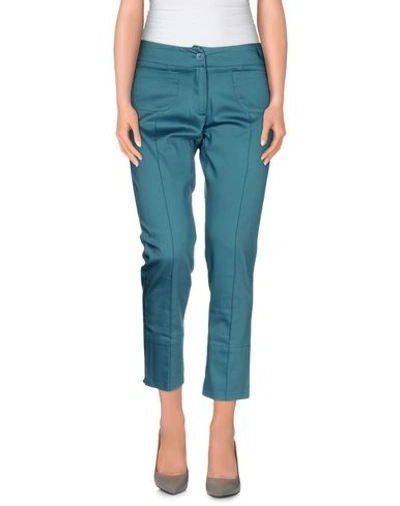 Anna Sammarone Casual Pants In Deep Jade