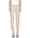 Dondup Cropped Pants & Culottes In Ivory