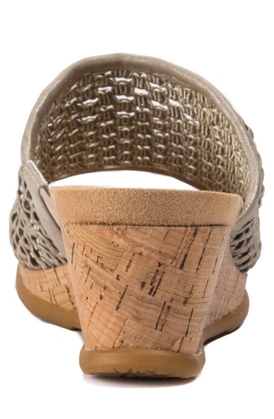 Baretraps Flossey Wedge Sandal In Champagne