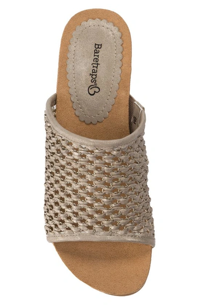 Shop Baretraps Flossey Wedge Sandal In Champagne