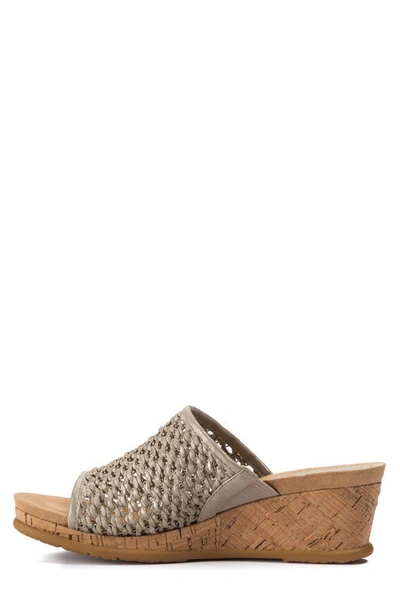 Shop Baretraps Flossey Wedge Sandal In Champagne