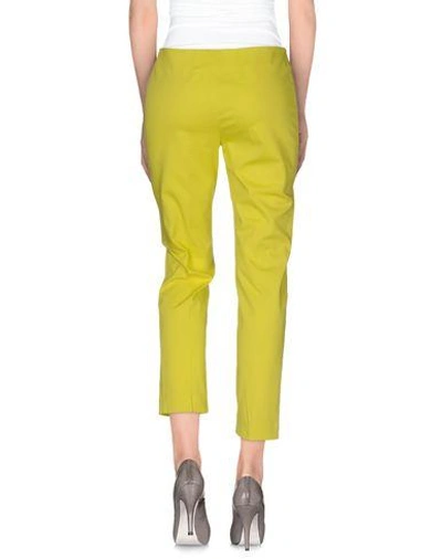 Shop Philosophy Di Alberta Ferretti Casual Pants In Acid Green