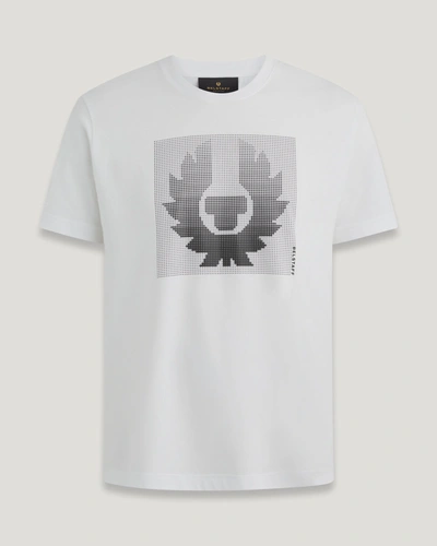 Shop Belstaff Optic T-shirt In White/black