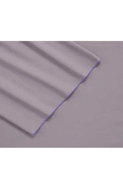 Shop Martex Organic Cotton Sheet Set In Dusty Purple