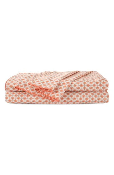 Shop Martex Organic Cotton Sheet Set In Orange