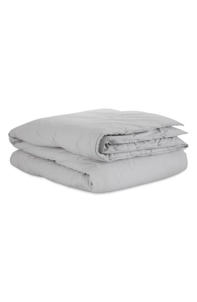 Shop Martex Pure 200 Thread Count Comforter Set In Light Gray