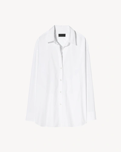 Shop Nili Lotan Mael Shirt In White