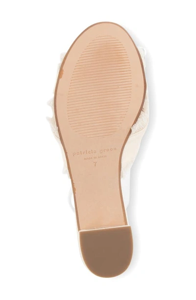 Patricia Green Kate Fringe Slide In Cream