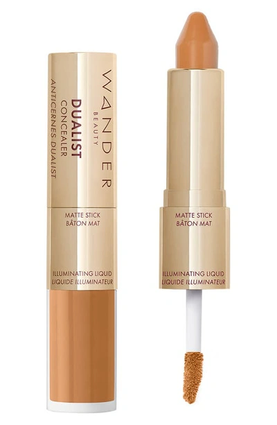 Shop Wander Beauty Dualist Matte & Illuminating Concealer In Rich