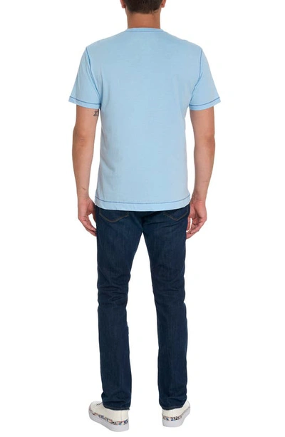 Robert Graham Holton Short Sleeve T-shirt In Light Blue