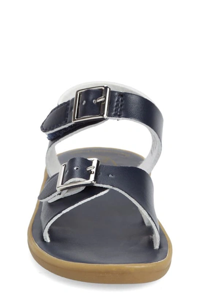 Shop Footmates Tide Waterproof Sandal In Navy Micro