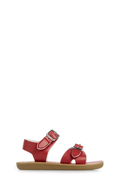Shop Footmates Tide Waterproof Sandal In Apple Red Micro