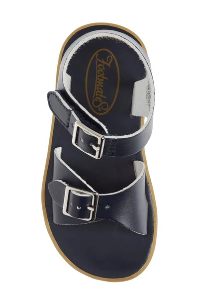 Footmates Tide Waterproof Sandal In Navy Micro