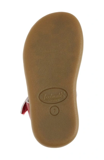 Shop Footmates Tide Waterproof Sandal In Apple Red Micro