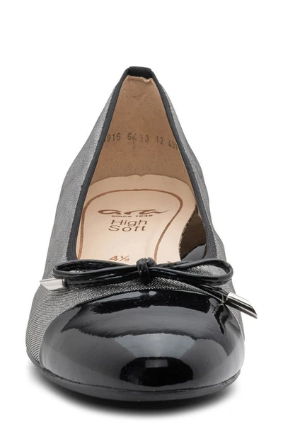 Shop Ara Belinda Ballet Flat In Black Twinkle/ Black Patent