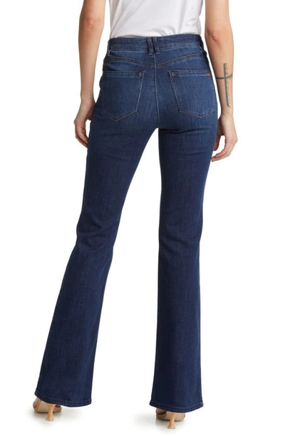 Wit & Wisdom 'ab'solution Button Trim Flare Jeans In Indigo