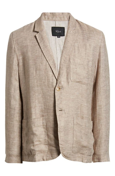 Shop Rails Sorrento Linen Twill Sport Coat In Bulgur