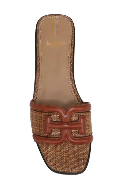 Shop Sam Edelman Irina Slide Sandal In Rich Cognac/ Cuoio