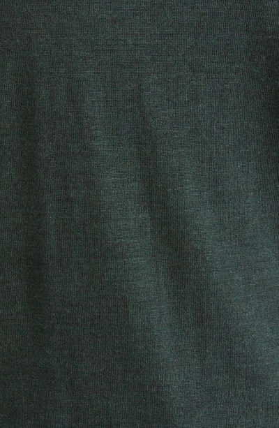 Shop Peter Millar Crown Soft Quarter Zip Merino Wool Blend Pullover In Balsam