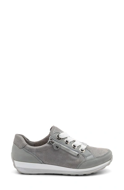 Shop Ara Ollie Lace-up Sneaker In Oyster Leather