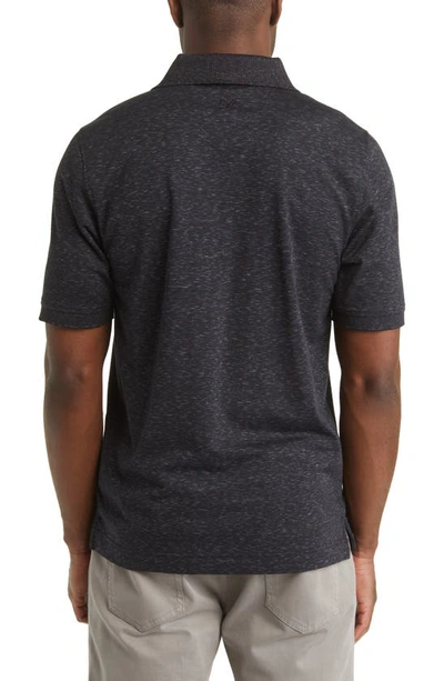 Cutter & Buck Advantage Space Dye Jersey Polo In Dark Black