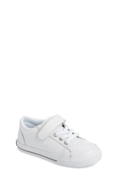 Shop Footmates Reese Sneaker In White Leather