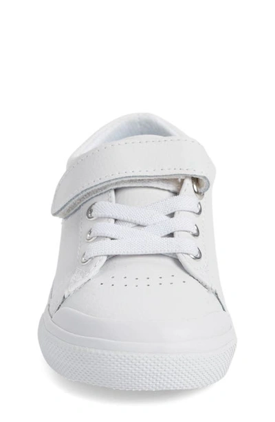 Shop Footmates Reese Sneaker In White Leather