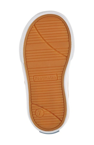 Footmates Reese Sneaker In Rose Gold Leather