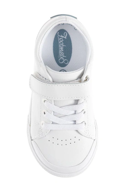Shop Footmates Reese Sneaker In White Leather