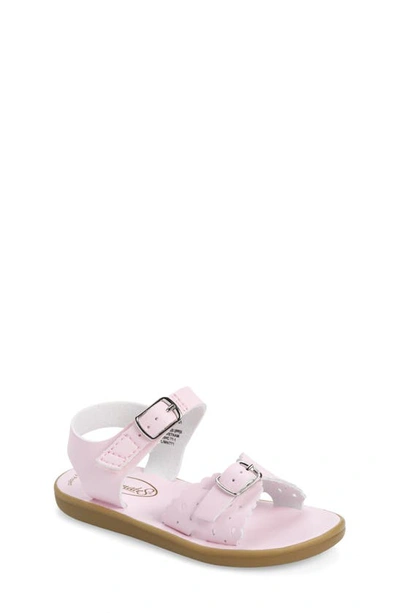 Shop Footmates Eco-ariel Waterproof Sandal In Rose Micro