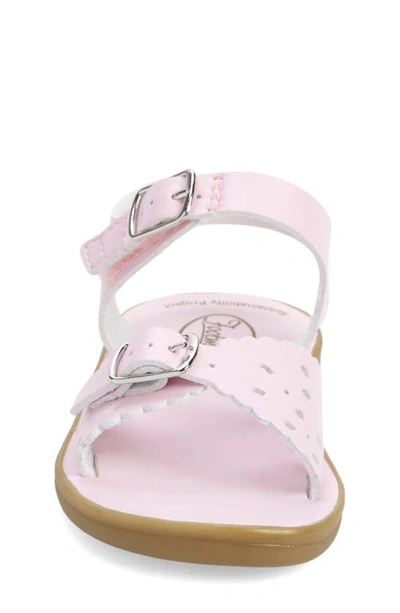 Shop Footmates Eco-ariel Waterproof Sandal In Rose Micro