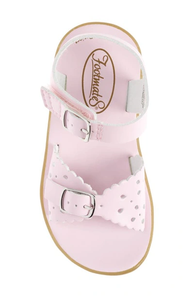 Footmates Eco-ariel Waterproof Sandal In Rose Micro