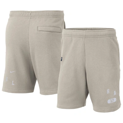 Shop Nike Cream Michigan Wolverines Fleece Shorts